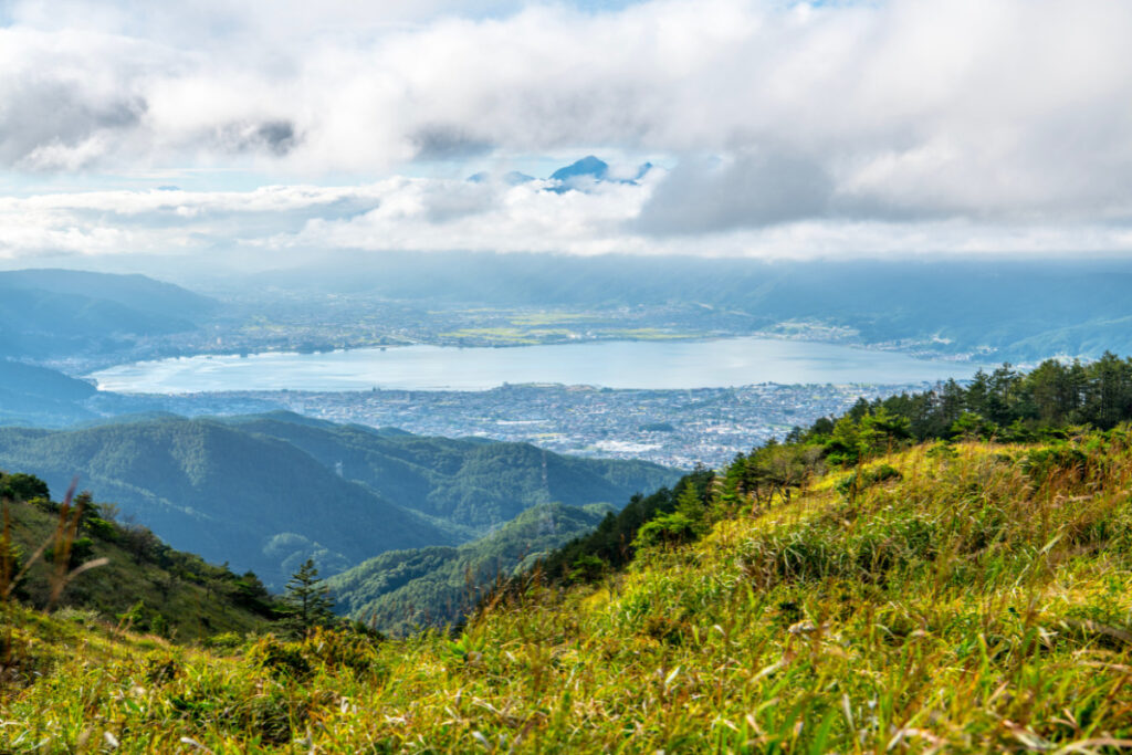 Suwa city in Nagano where a home of Takeya Miso